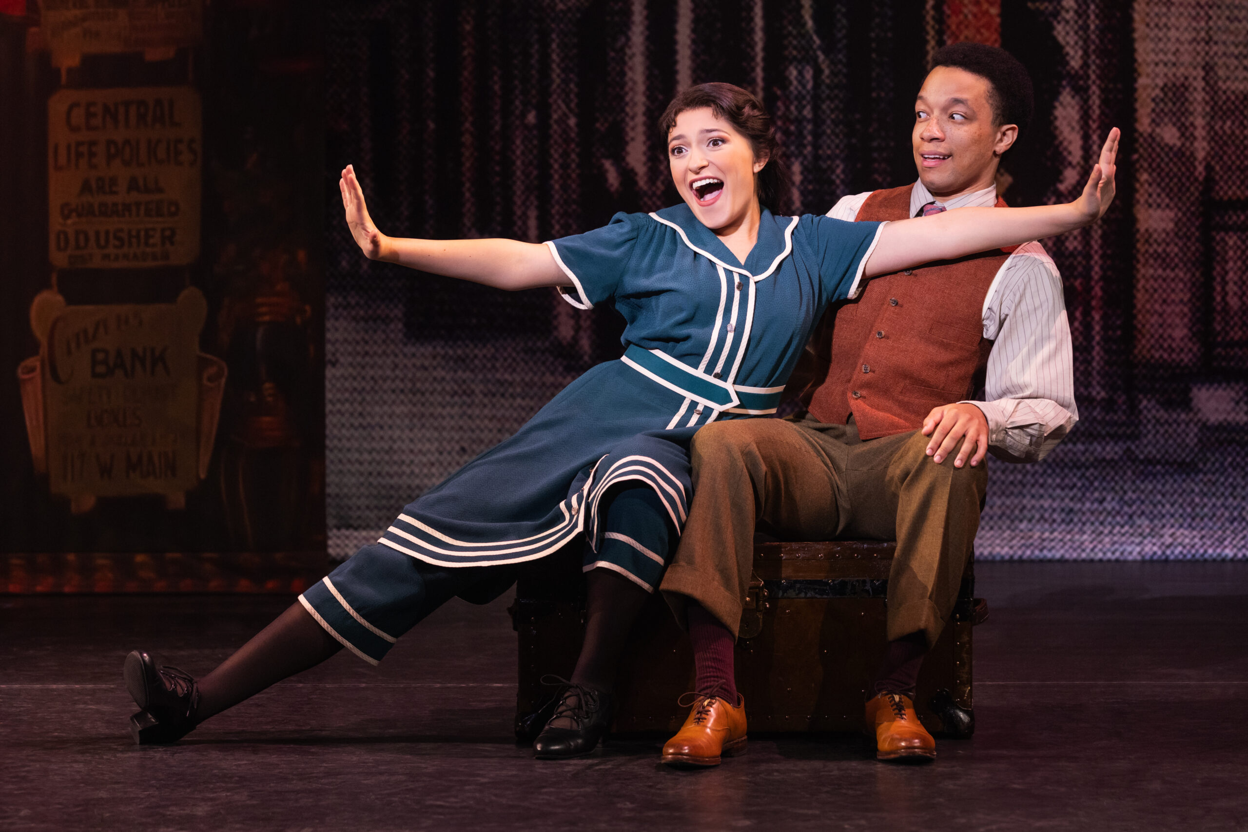 Katerina McCrimmon and Izaiah Montaque Harris in the National Tour of Funny Girl - Photo by Matthew Murphy for Murph yMade